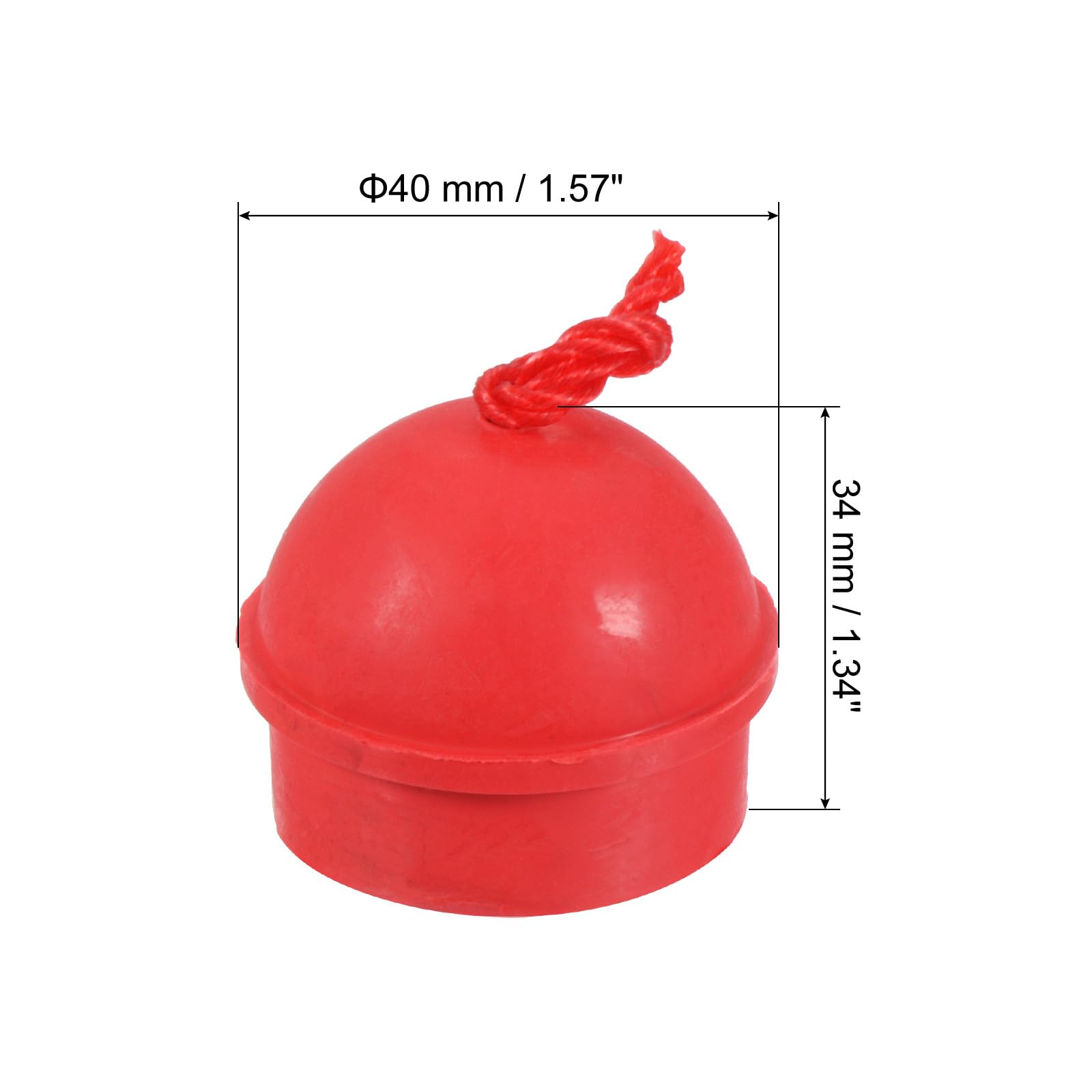 PATIKIL Non-Slip Rubber Pool Cue Chalk Holder - Billiard Accessories with Cord for Snooker & Pool Players - Perfect for Bar, Game Room & Professional Use