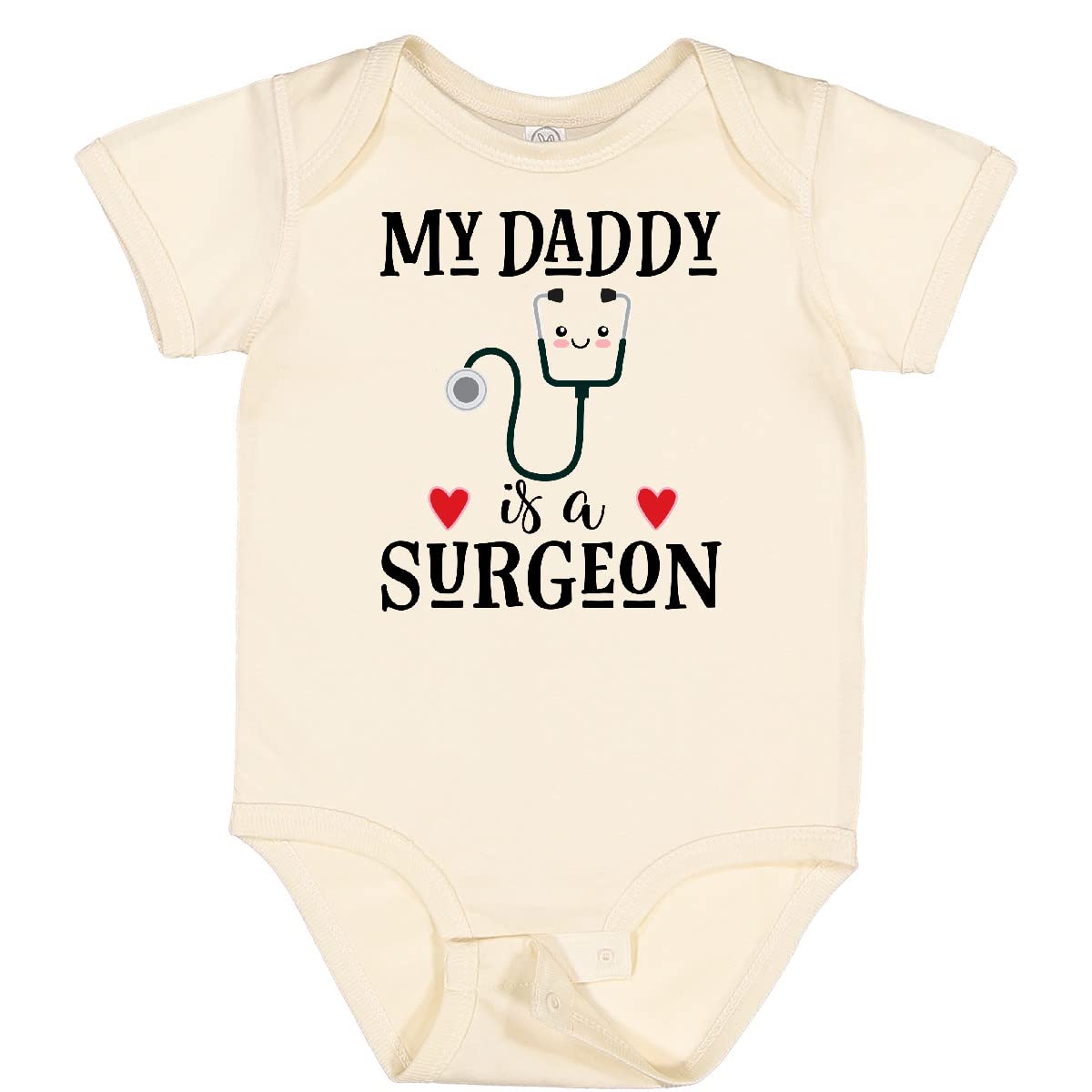 Inktastic Surgeon Daddy Doctor Baby Bodysuit - Cute Infant Onesie for Doctor-Themed Outfits & Hospital Visits