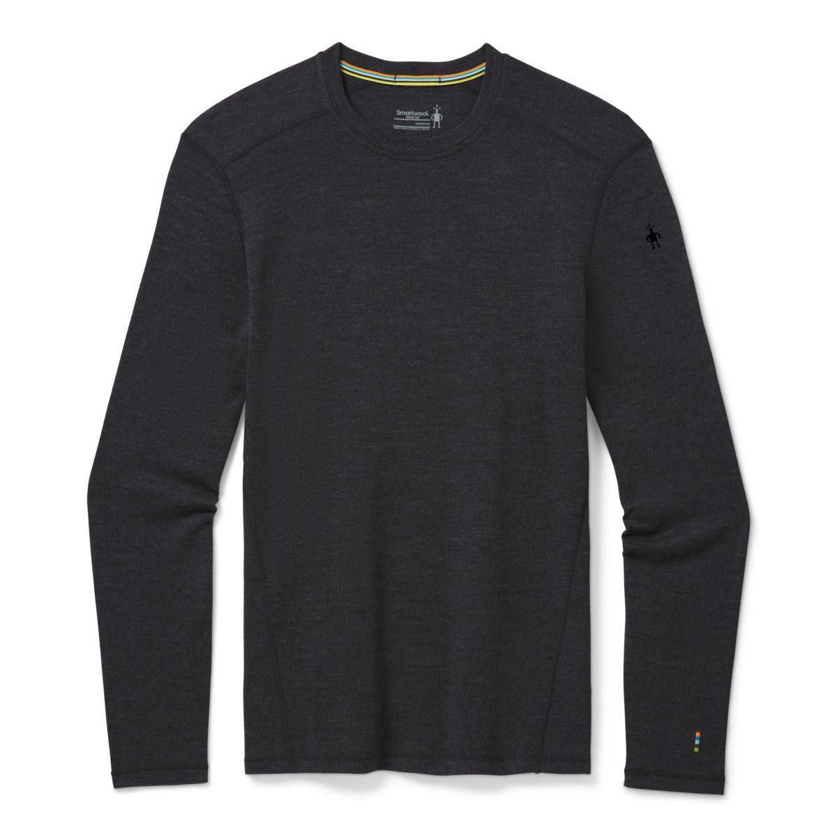 Smartwool Men's Classic Thermal Merino Wool Base Layer Top - Warm Winter Crew Neck Shirt for Hiking, Skiing & Outdoor Activities