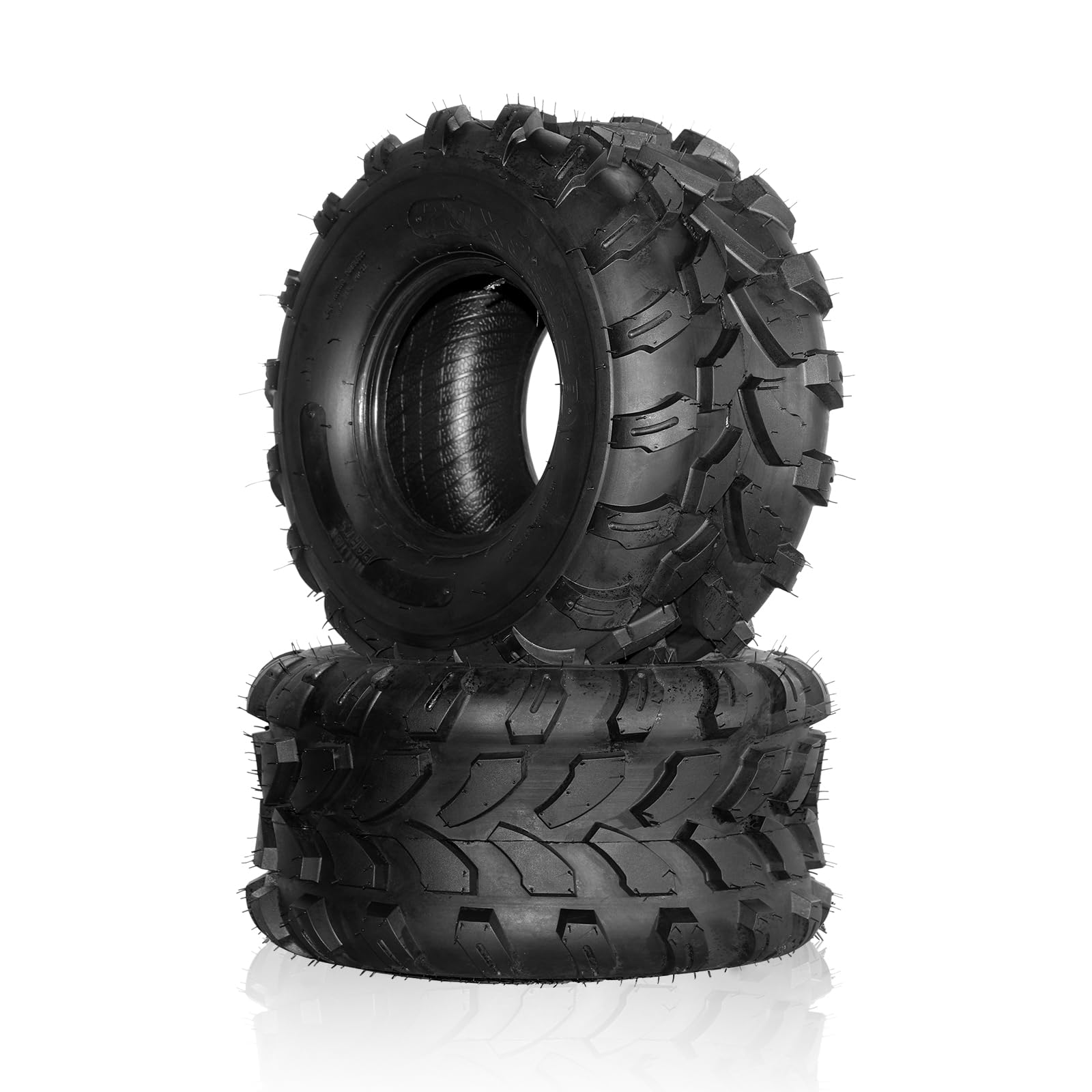 20X9.50-8 ATV Tires - 4 Ply Tubeless All Terrain Mud Tires (Set of 2) for Off-Road Adventures & Trail Riding