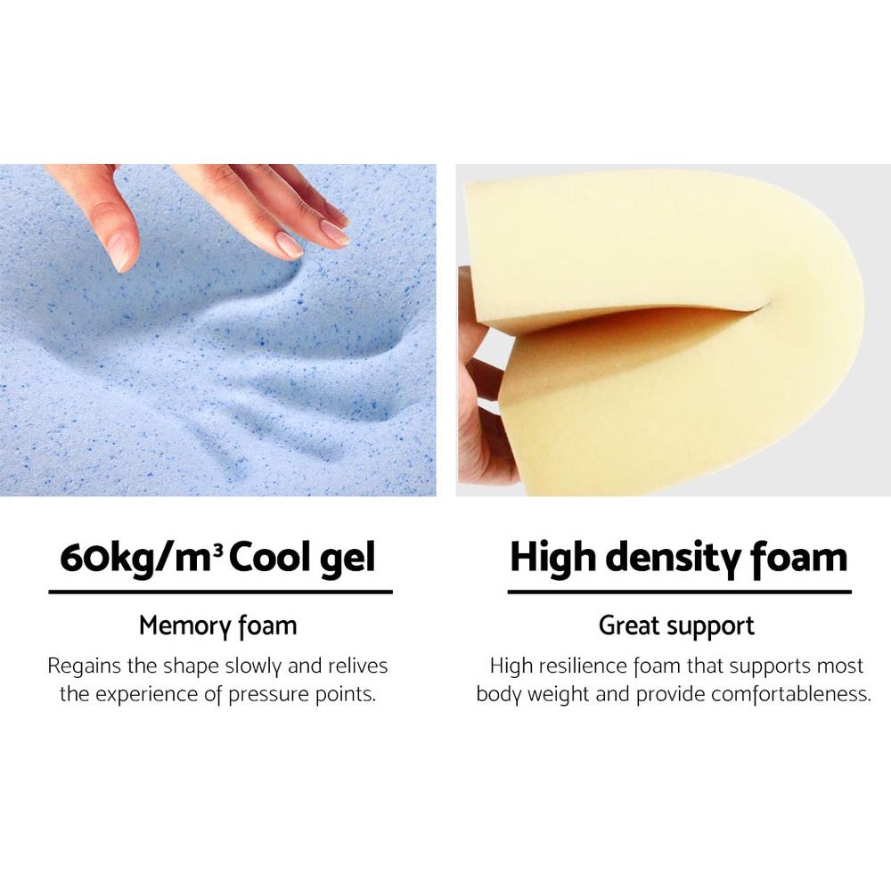 Orthopedic Foam Wedge Back Support Pillow for Office Chair & Car Seat - Blue - Relieve Back Pain & Improve Posture While Working or Driving