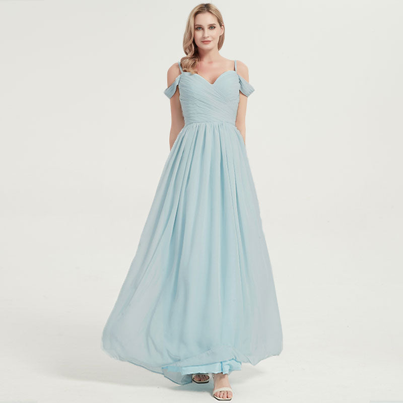 Elegant Burnt Orange Spaghetti Strap Pleated Chiffon Bridesmaid Dress - Perfect for Weddings, Formal Events & Special Occasions