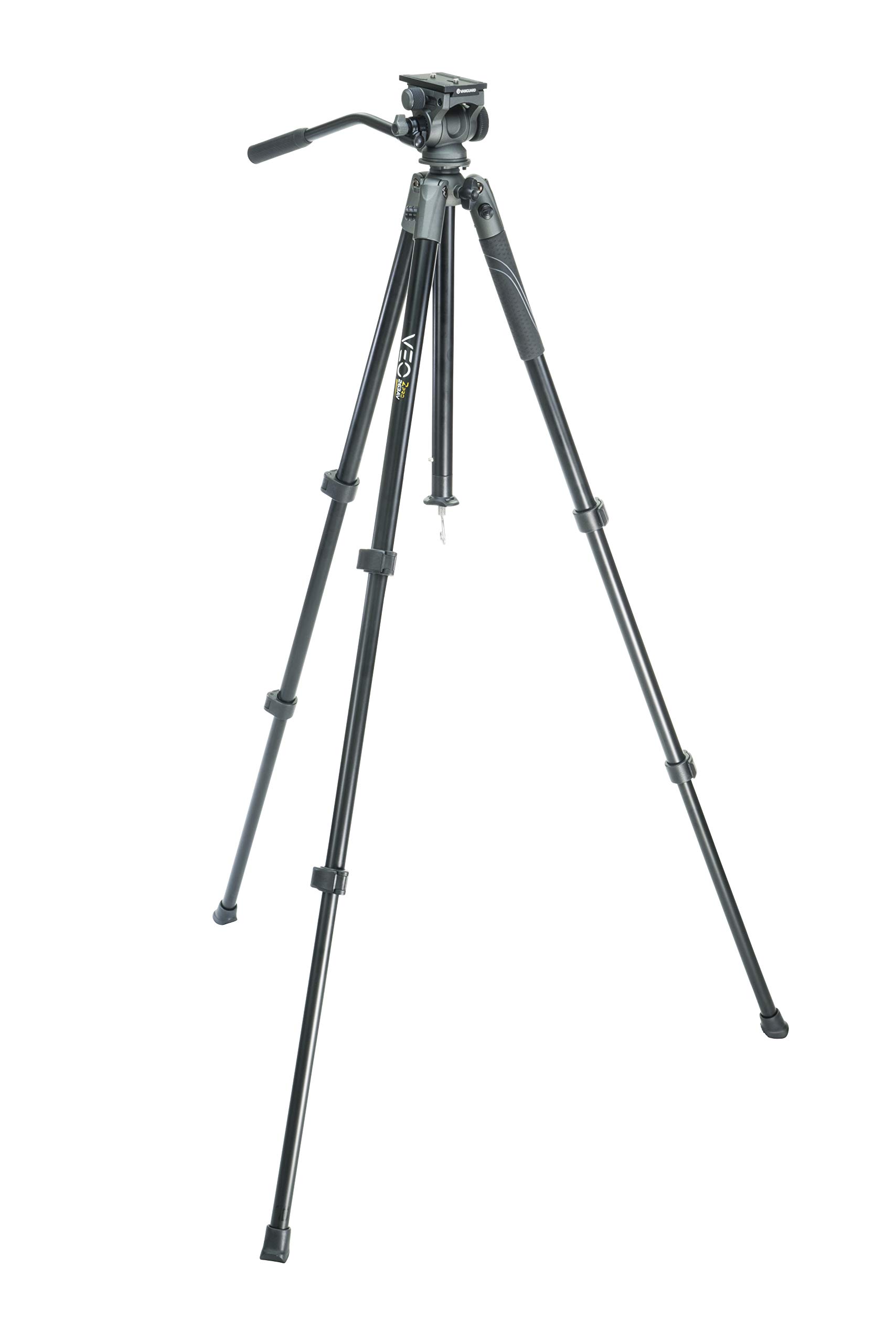 Vanguard VEO 2 PRO 263AV Lightweight Aluminum Tripod with Fluid Video Panhead - Professional Camera Support for Travel, Vlogging & Outdoor Photography