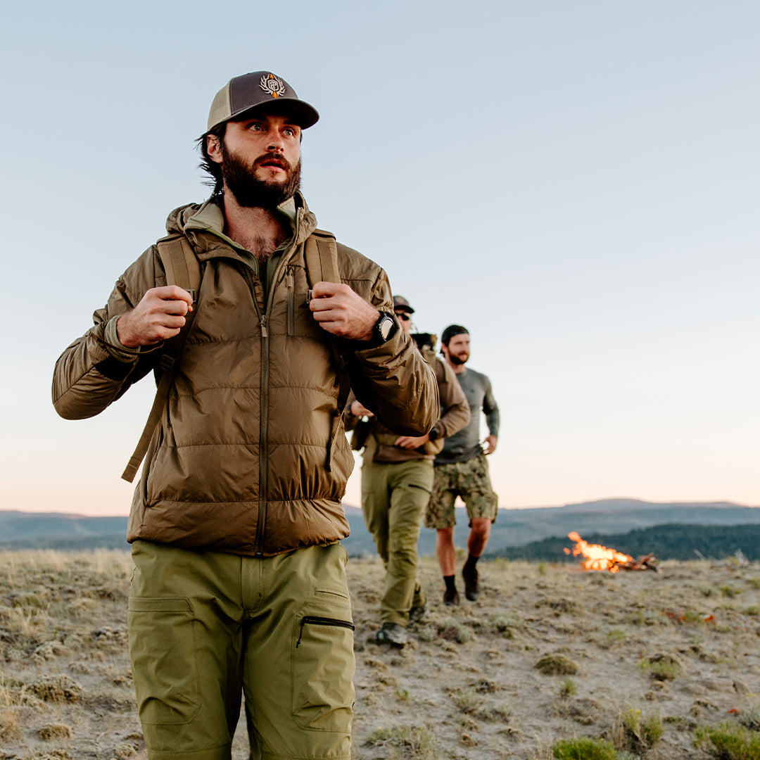 Men's Lightweight Tundra Jacket - Coyote Brown Color - Waterproof & Windproof Outdoor Jacket for Hiking, Camping & Winter Activities