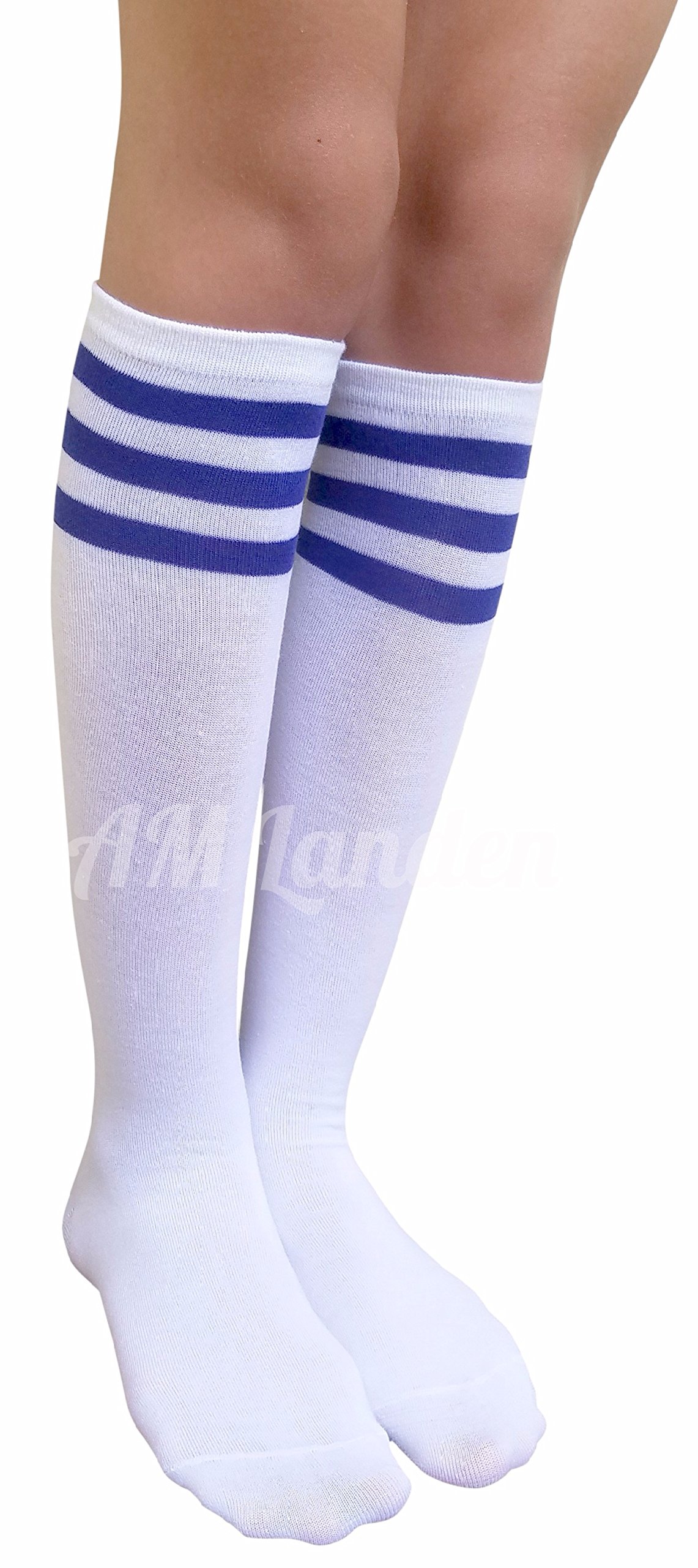 Women's Knee High Tube Socks - Mid Calf Cosplay Socks for Teens & Girls - Fun Novelty Gift Socks for Costume Parties, Anime Conventions & Dance Performances