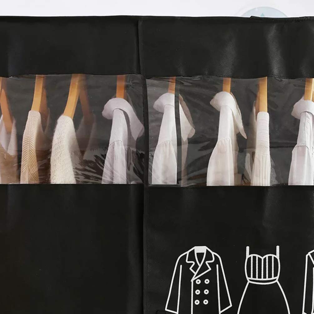 iFundom Clear Hanging Garment Bags for Clothes Storage - 43.7