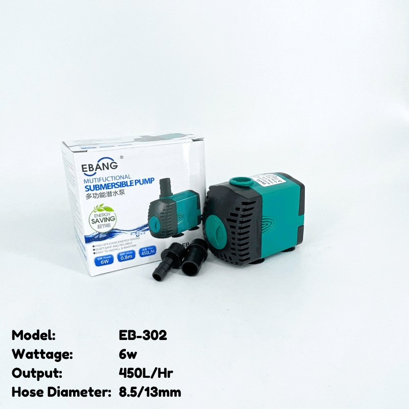 EBANG 300 Series Submersible Pump - 220V, 3000L/Hr High Flow Water Pump for Ponds, Fountains, and Irrigation | Durable & Energy Efficient