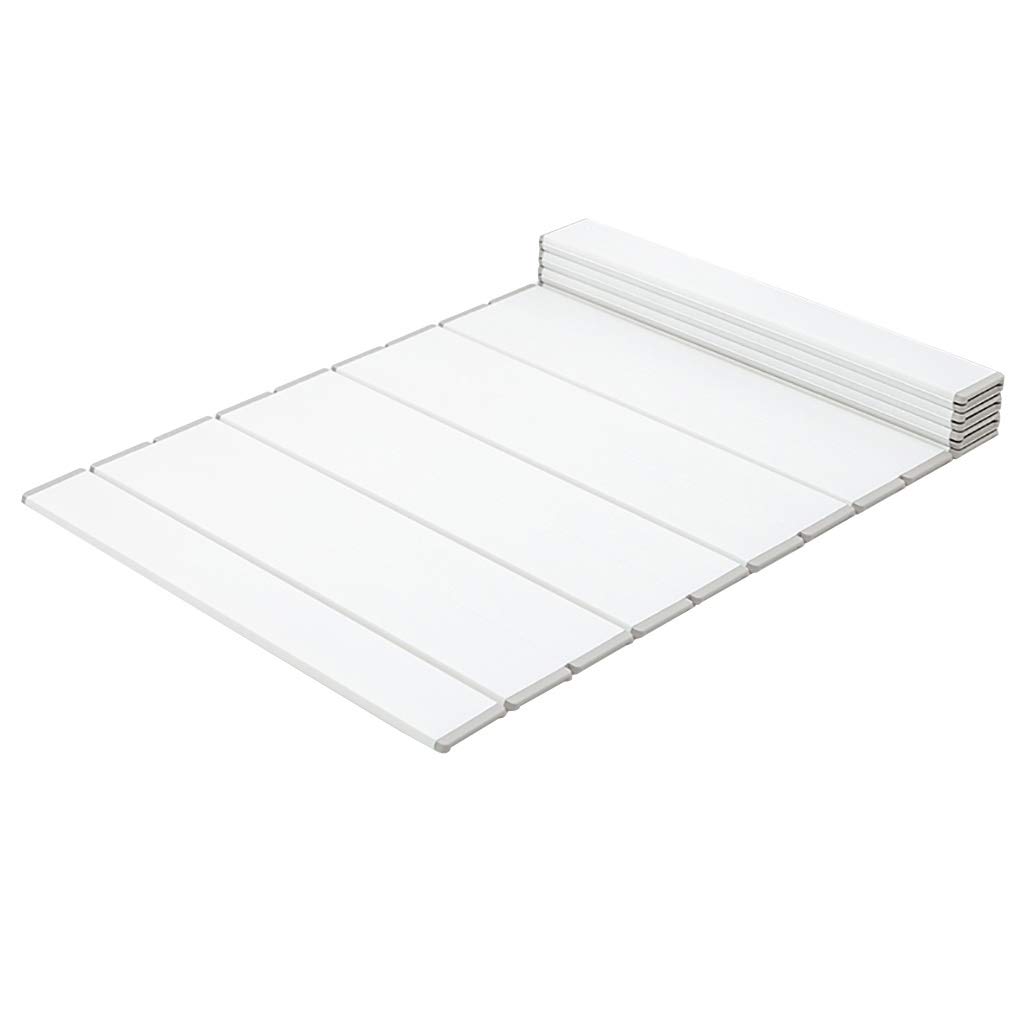 White Bathtub Insulation Cover - Durable Bathroom Storage Board (75×149×1cm) - Keep Bath Water Warm & Create Extra Counter Space for Toiletries