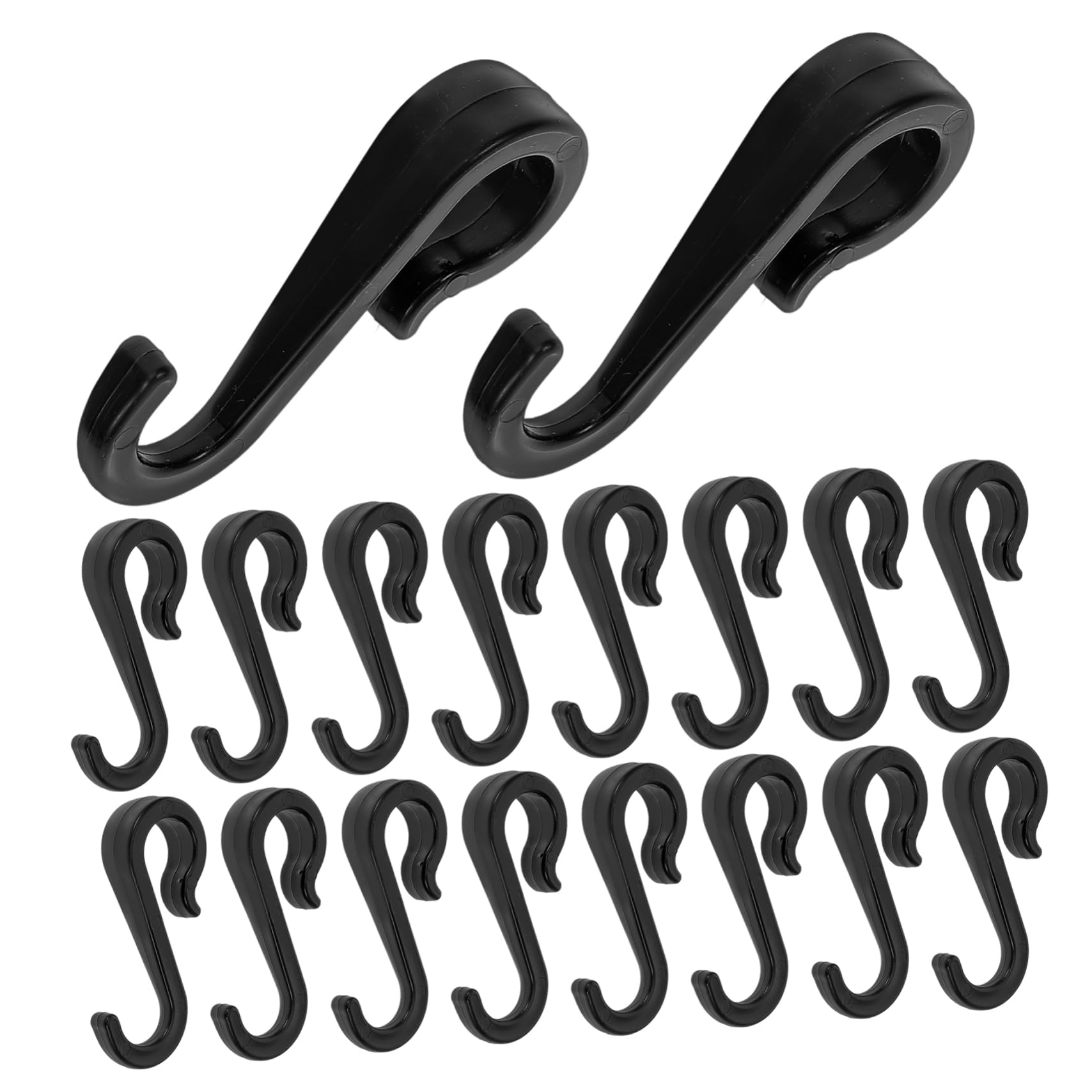 24pcs Heavy Duty Plastic Hooks for Wall Plants & Storage