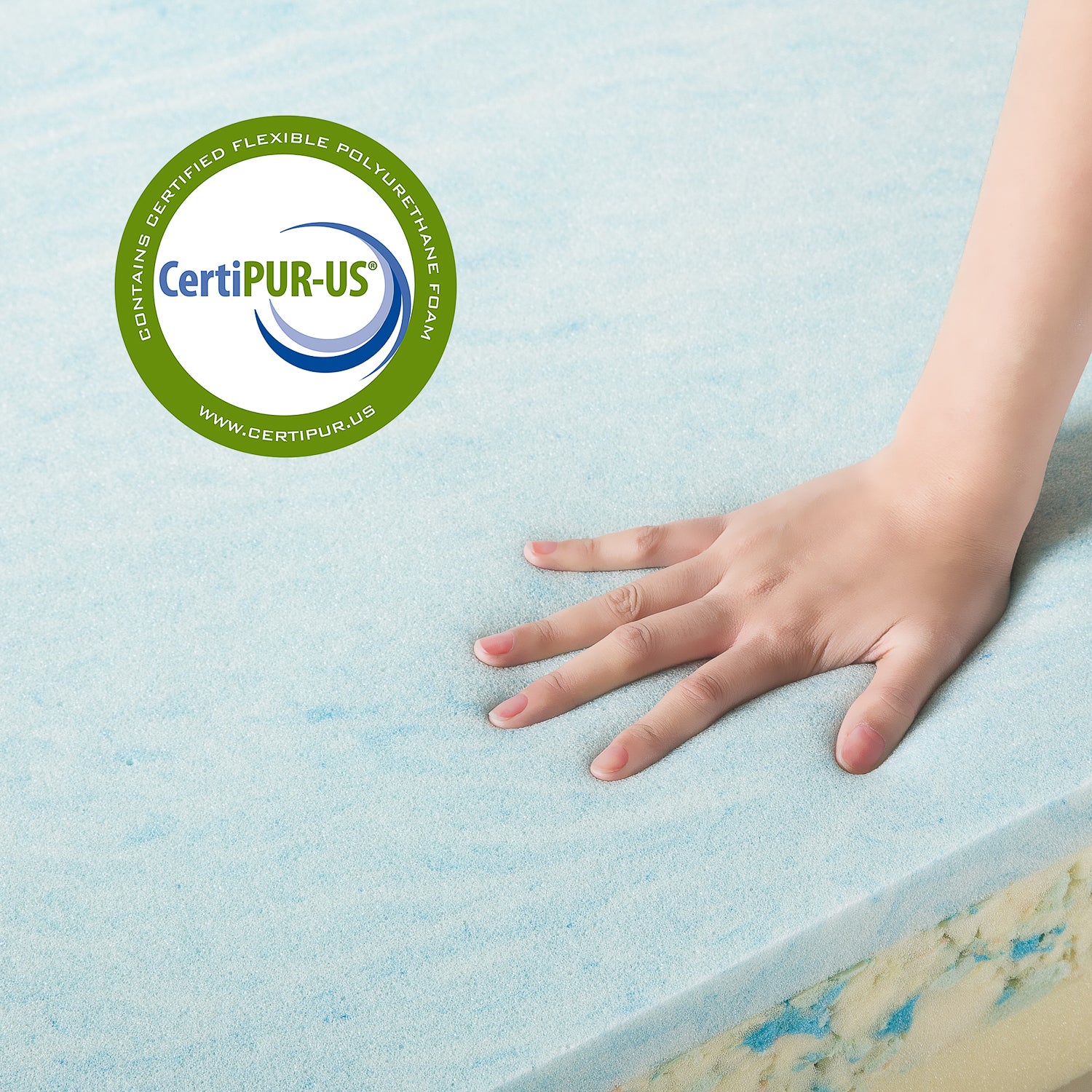 Zinus 5 Inch Tri-Fold Cooling Gel Memory Foam Mattress - Queen Size, Pressure Relief & Breathable for Guest Beds, Camping & Small Spaces
