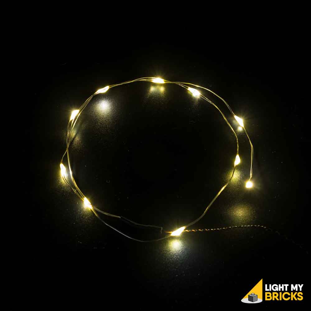 Warm White LED String Lights - 50ft Outdoor/Indoor Fairy Lights for Bedroom, Wedding, Party & Garden Decoration