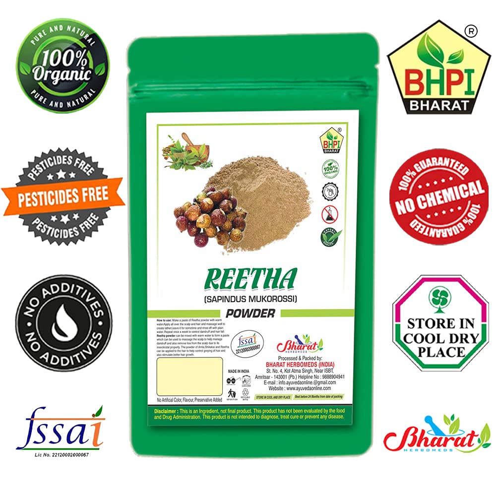 Bharat Amla Shikakai Reetha Bhringraj 4-in-1 Hair Growth Pack (400g) - Natural Herbal Hair Care for Shine, Softness & Thicker Hair | Promotes Stronger Hair Growth | Perfect for Daily Hair Care & Scalp Treatment