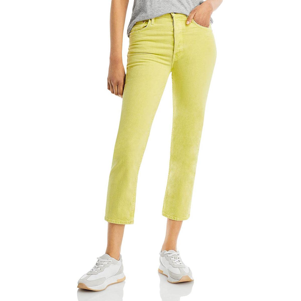 MOTHER Women's The Tomcat High-Rise Skinny Jeans - Stretch Denim Pants for Casual Wear, Work & Night Out