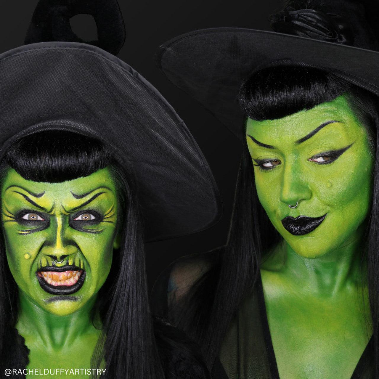 Mehron Witch Character Makeup Kit - Professional Halloween & Cosplay Costume Makeup Set for Witch, Wicked, and Fantasy Looks