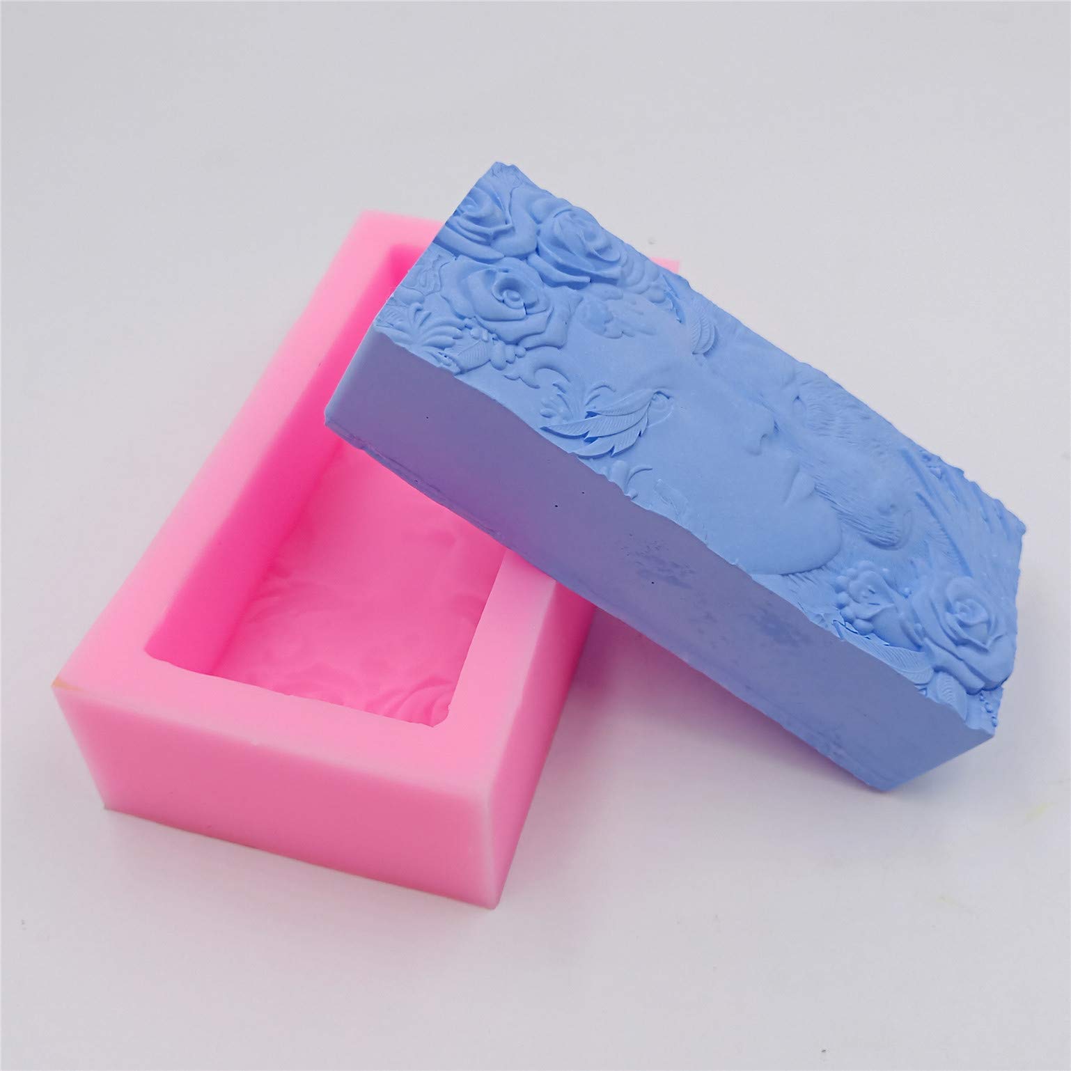 Premium Food-Grade Silicone Soap Molds for Men - Wolf Bar Soap Molds, Chocolate & Cake Decorating, DIY Craft Molds - Perfect for Handmade Soaps, Baking, and DIY Gifts