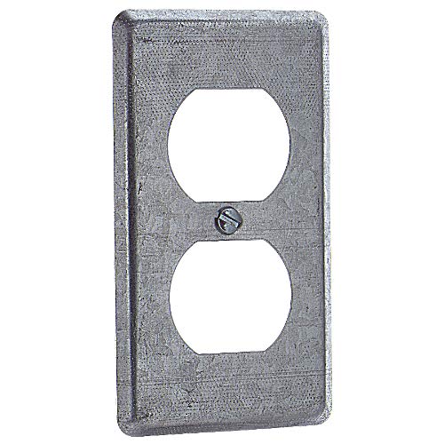 58-C-7 Steel Galvanized Cable Accessories Outlet Box (10 Pack) - Durable Electrical Wiring Solution for Home, Office & Industrial Use