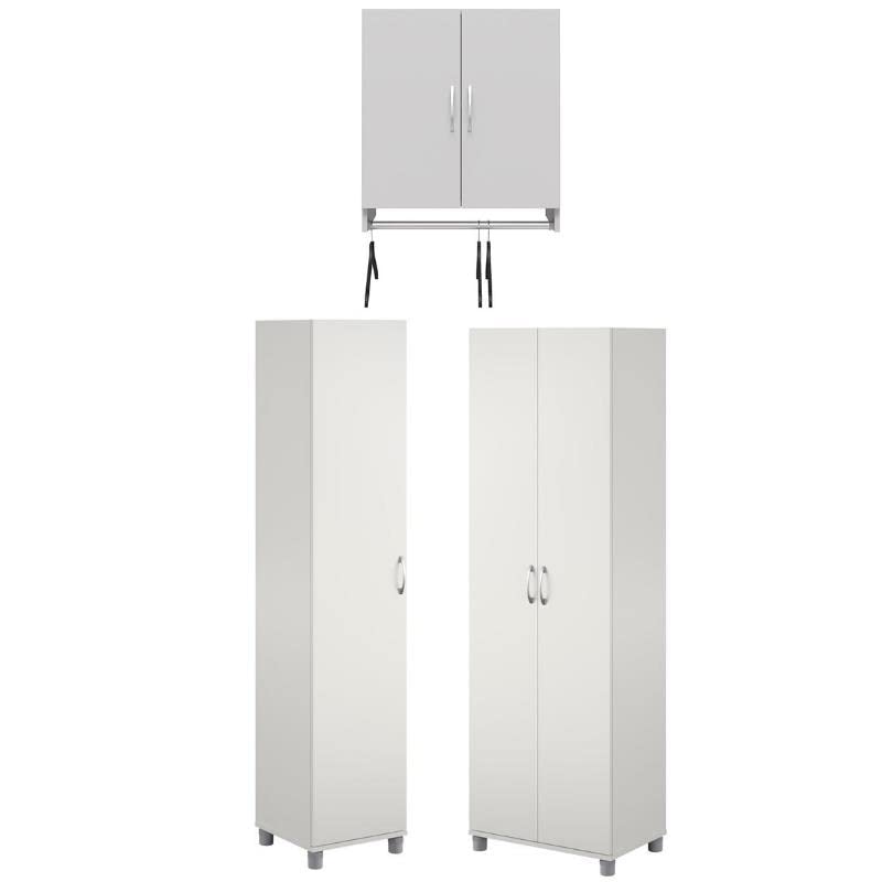 Home Square 3-Piece Storage Cabinet Set - 24