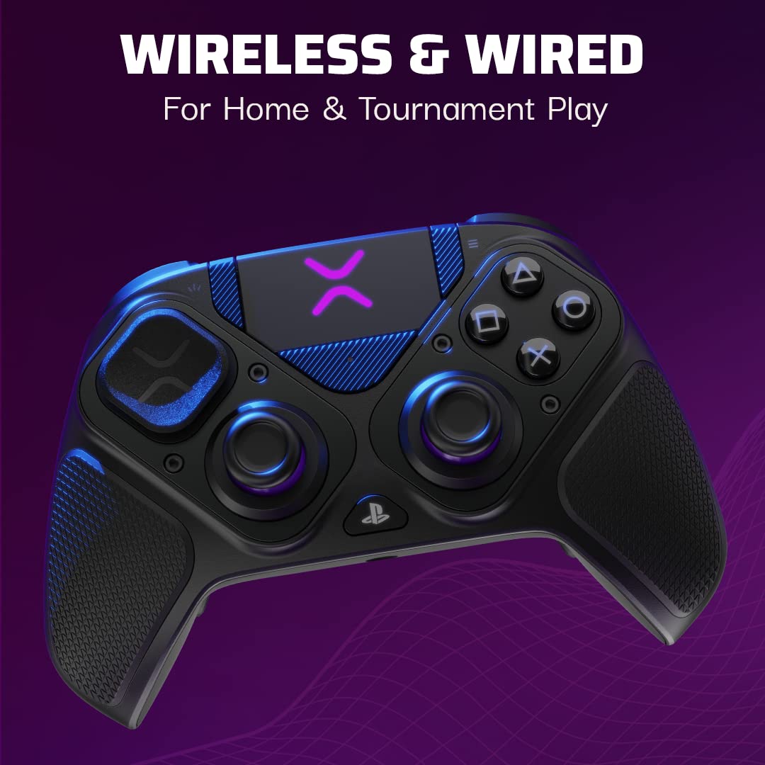 Victrix Pro BFG Wireless Gaming Controller for PS5 & PC - Customizable Triggers, Mappable Back Buttons, Wired/Wireless Modes | Perfect for Competitive Gaming & Esports Tournaments (Renewed)