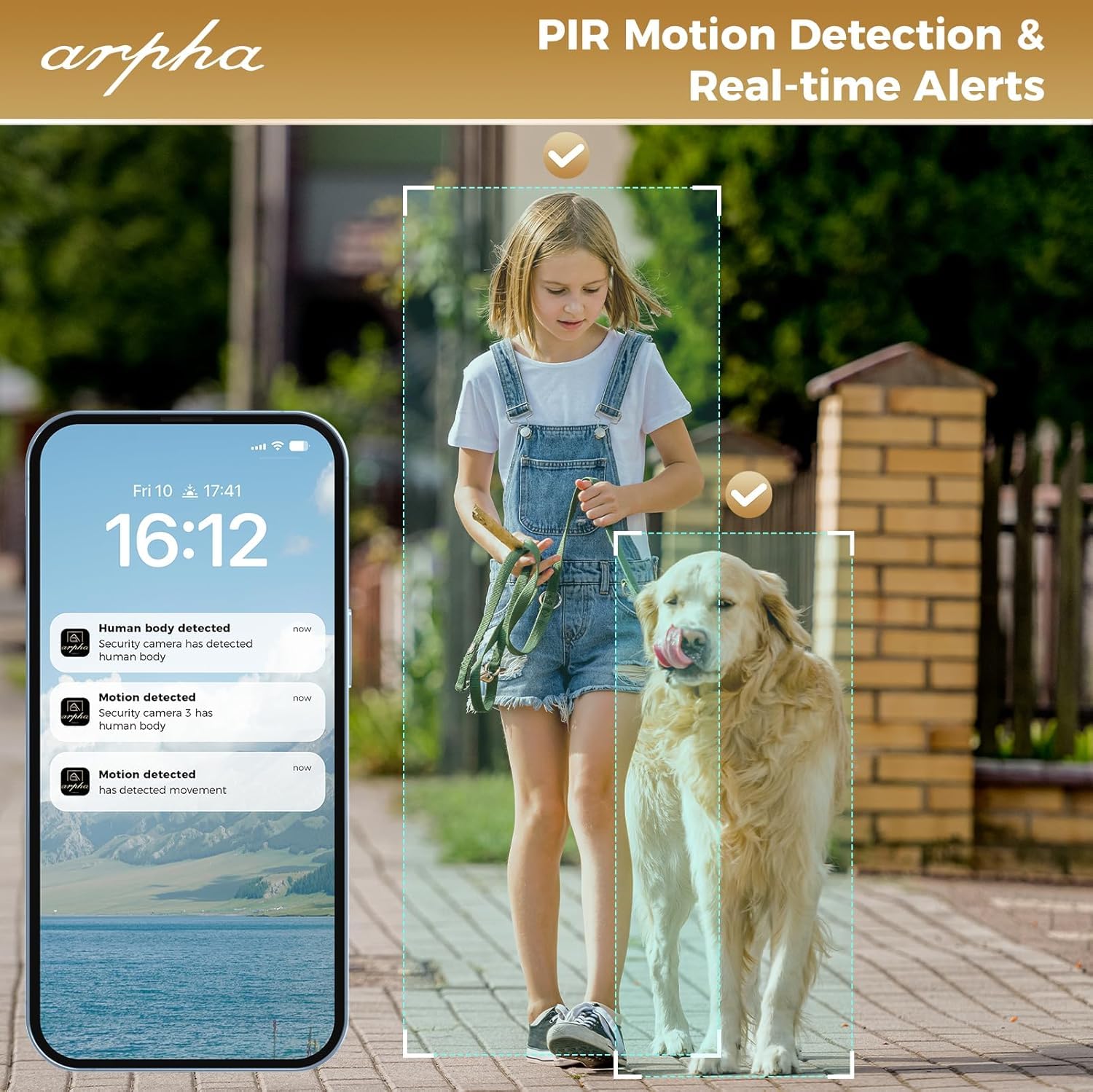 6-in-1 Smart Video Door Lock with Camera, Doorbell & Fingerprint Keyless Entry - Wi-Fi Enabled Electronic Digital Door Lock with Keypad & 32GB SD Card - Perfect for Home Security & Smart Front Door Access