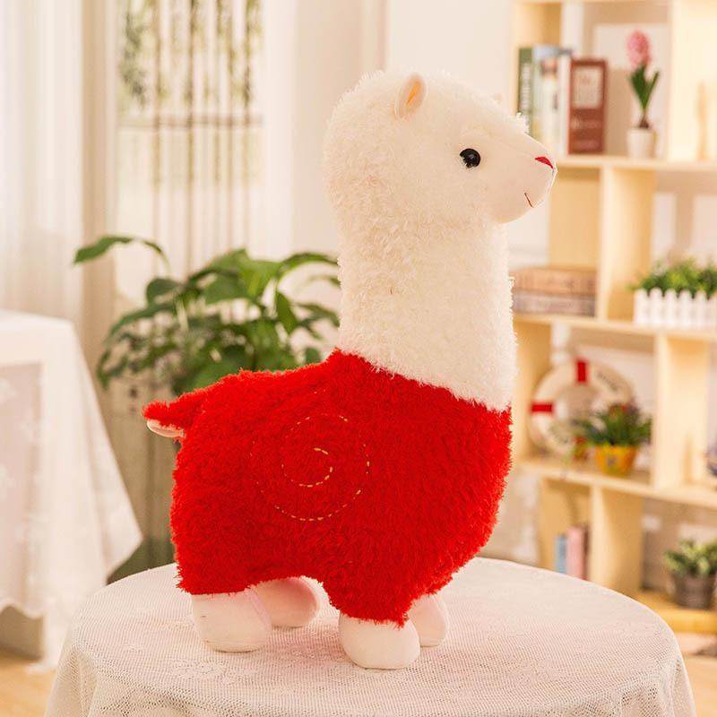 Soft and Cute Alpaca Llama Plush Toy - Kawaii Stuffed Animal for Kids, Girls, Boys - Perfect for Cuddling, Gifts, and Room Decor