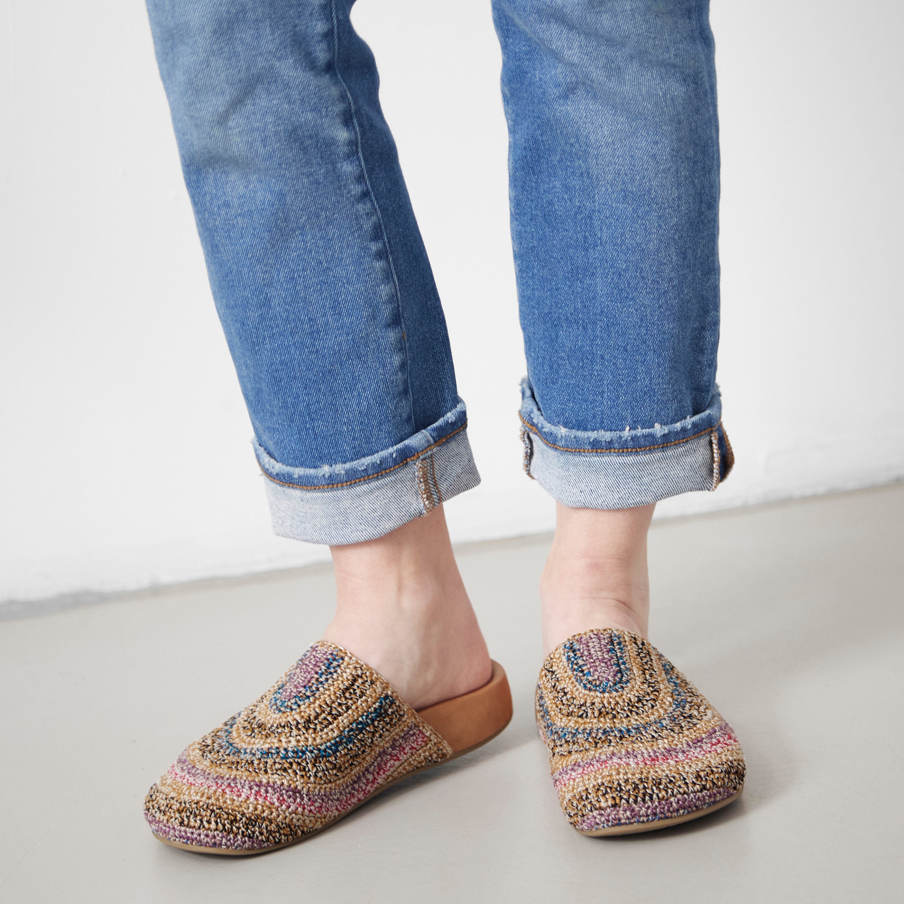 Bolinas Crochet Clogs for Women - Comfortable Handmade Summer Slide Sandals with Arch Support - Perfect for Beach, Pool, and Casual Outings