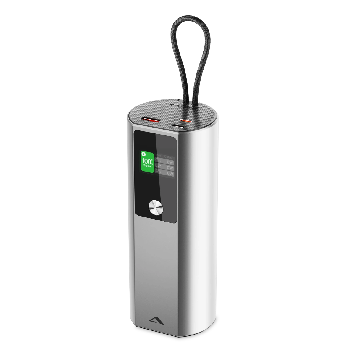 Ark Pro 27,600mAh Portable Charger - 160W Fast Charging Power Bank with Detachable 50cm USB C Cable - Perfect for Travel, Camping, and Emergency Power Backup