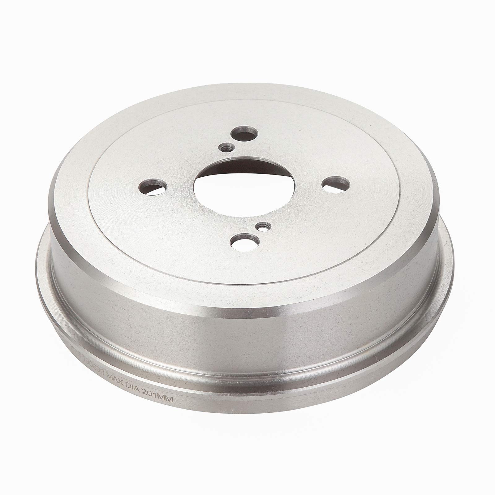 TRQ Rear Brake Drum & Shoe Pair Set - Compatible with Toyota Corolla & Chevy Prizm - High Performance Braking System - Perfect for DIY Auto Repairs & Maintenance