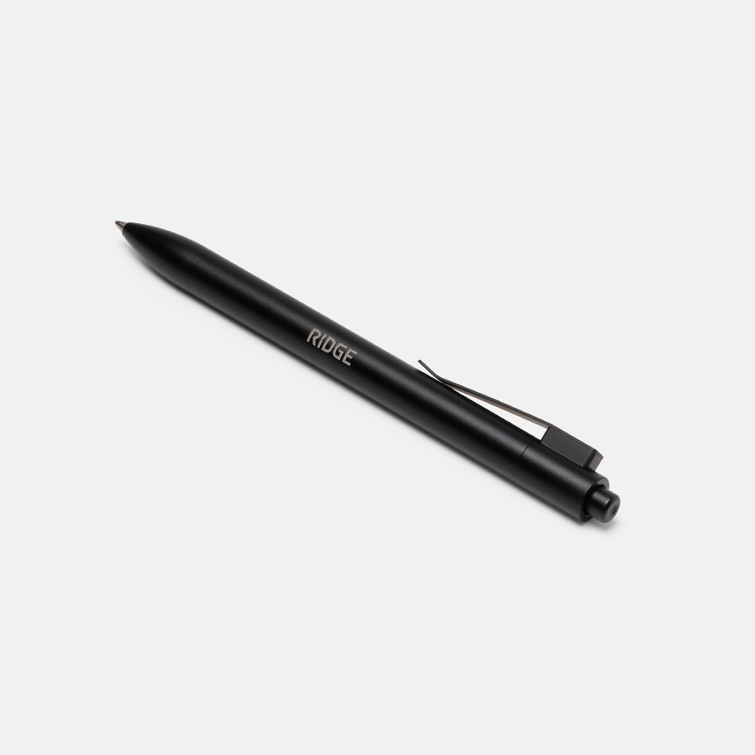 Premium Ridge Click Pen - Royal Black Elegant Ballpoint Pen for Smooth Writing | Perfect for Office, School & Everyday Use