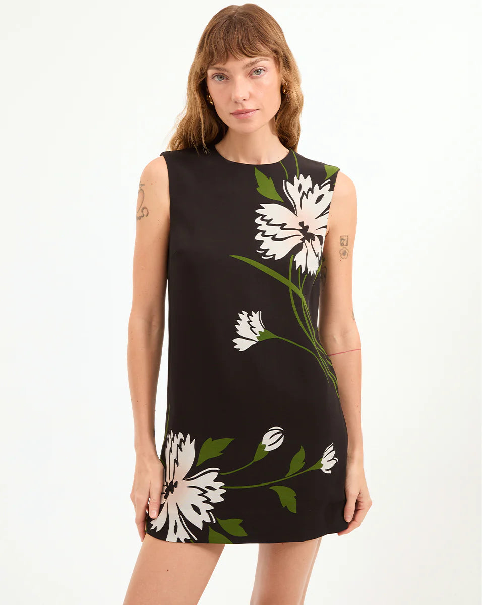 Cromwell Shift Dress - Black Multi Color | Elegant & Comfortable Women's Dress for Work, Party & Casual Wear