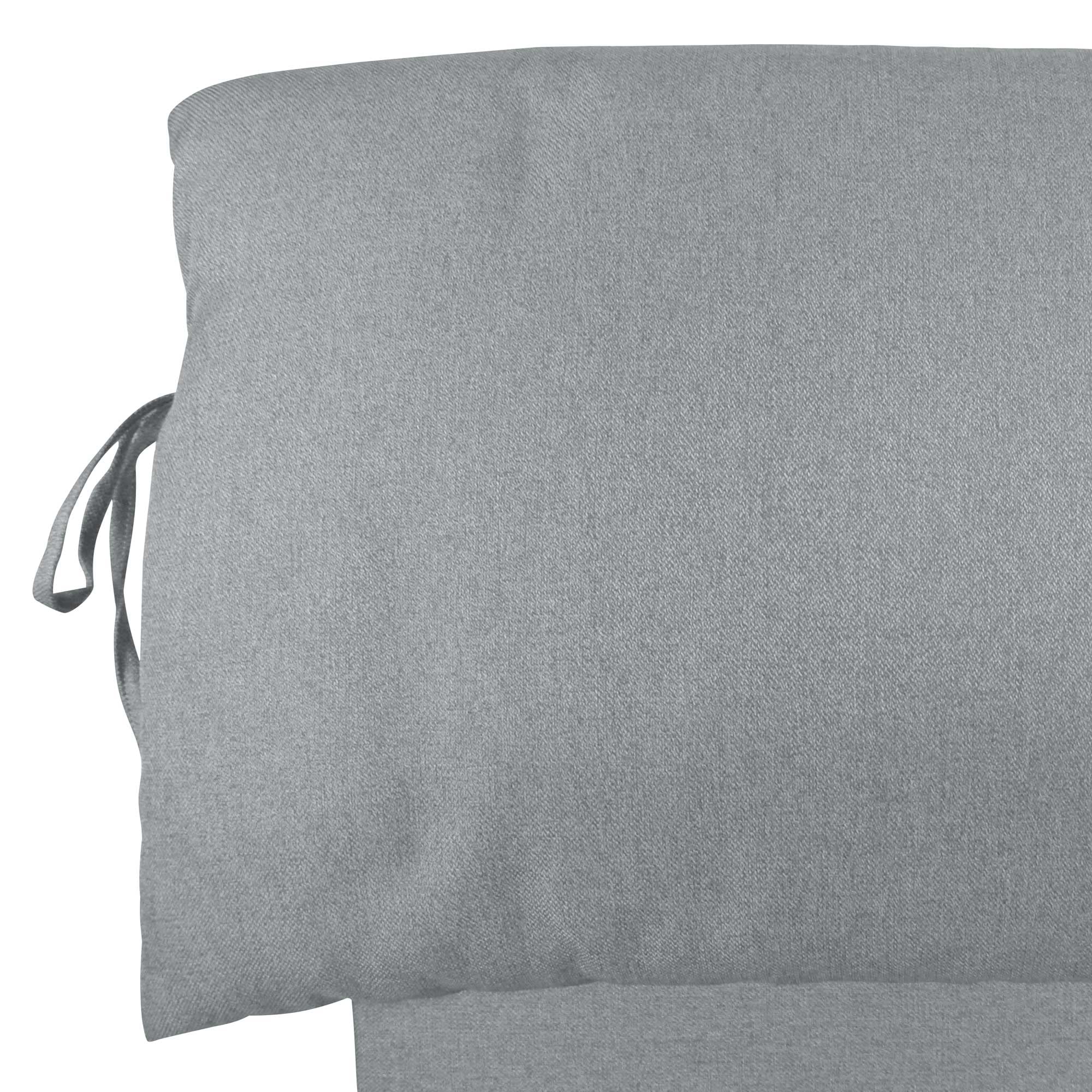Baldiflex Licia Soft Single Bed with Storage, Synthetic Leather Upholstery, Slatted Base for Single Mattress, 90 x 200 cm, Light Gray - Perfect for Small Bedrooms, Guest Rooms & Studio Apartments