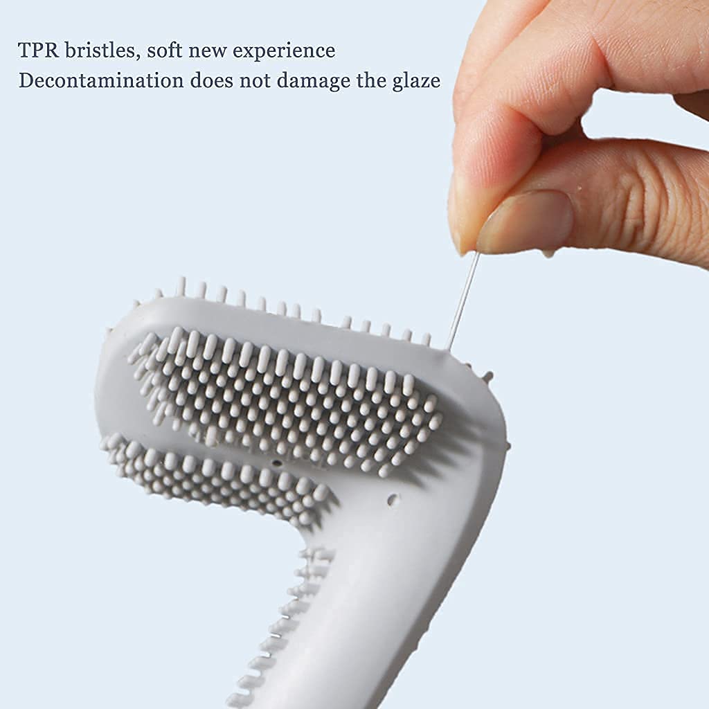 Golf Toilet Brush with Long Handle - Anti-Slip & Drip-Free for Bathroom Cleaning