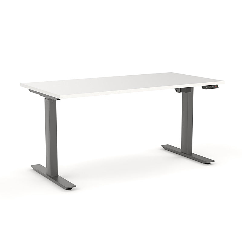 AGILE PRO Electric Height Adjustable Standing Desk - Dual Motor 2 Column Sit to Stand Desk for Home & Office - Perfect for Ergonomics & Workspace Productivity