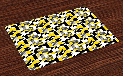 Yellow Grey Black