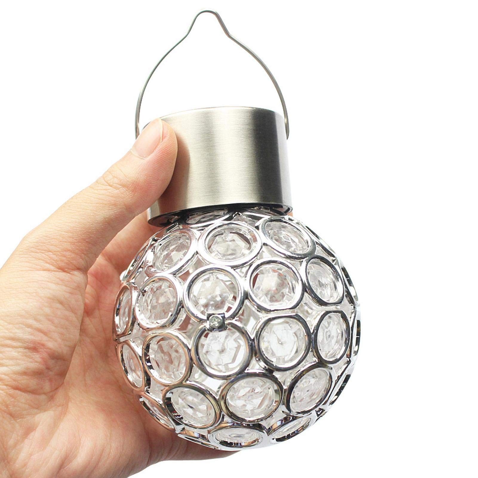 Kuuleyn LED Solar Hanging Lights - Waterproof Hollow-Out Design Outdoor Ball Lights for Garden, Lawn, Courtyard | Solar Powered Decorative Lighting for Patio, Yard, Pathway & Home Decor