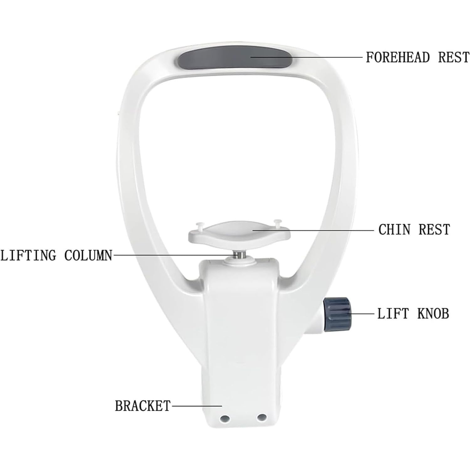 **Optometry Equipment Accessories - Adjustable Forehead Support Bracket for Vision Training & Eyeglasses - Perfect for Eye Exams, Optometry Clinics, and Vision Therapy Sessions**
