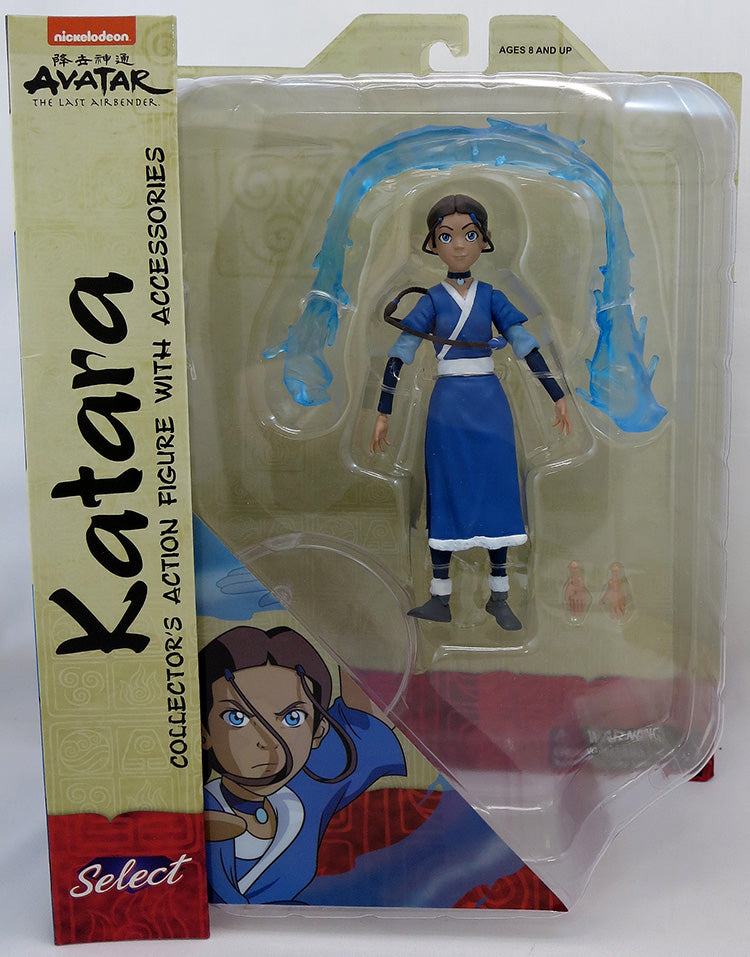 Diamond Select Katara Action Figure from Avatar: The Last Airbender - Collectible Anime Character Toy for Display & Cosplay
