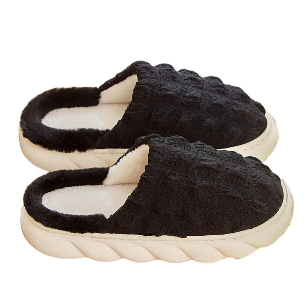 **Women's Winter Slippers - Warm Fuzzy Long Plush House Slippers for Women & Men with Soft Thick Sole - Cozy Indoor & Outdoor Home Comfort**    **优化点说明**（仅作参考，实际返回标题已省略此部分）：   1. **SEO优化**：加入关键词