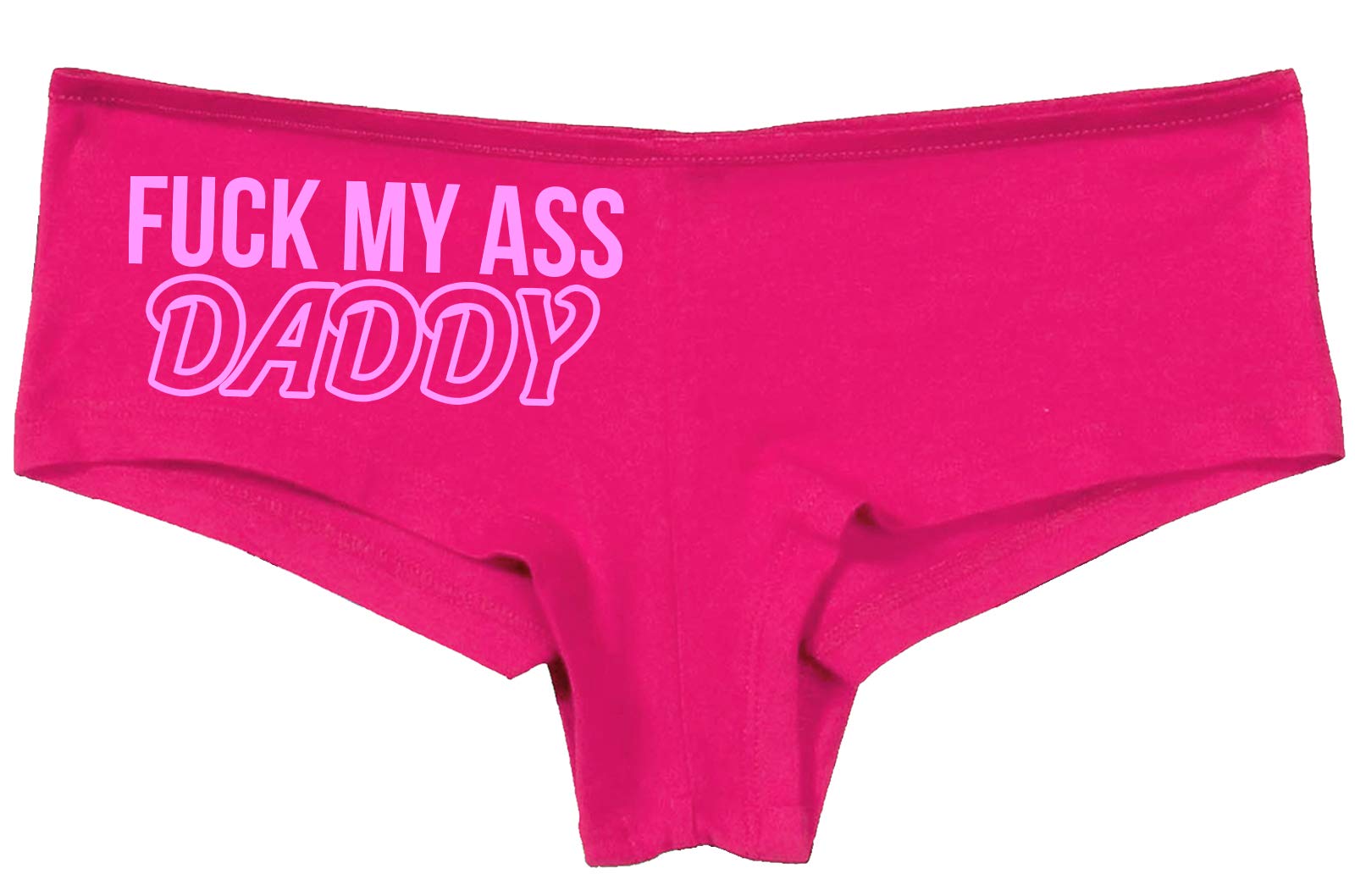 Knaughty Knickers Hot Pink Submissive Underwear for Anal Play - Perfect for BDSM, Roleplay & Sensual Scenes