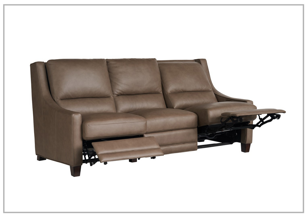 Kelce 3-Seater Power Reclining Sofa - Universal Furniture in Gray & Beige | Living Room Comfort for Movie Nights & Family Gatherings