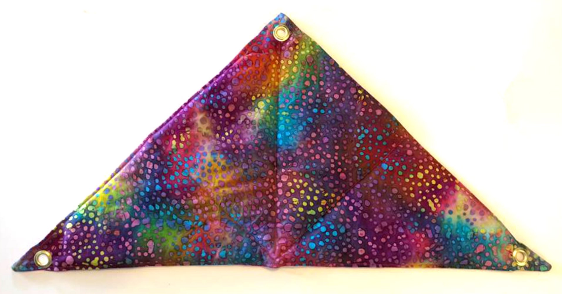 Reversible Lizard Hammock for Reptiles - Suction Cup Hanging Bed for Bearded Dragons, Geckos & Chameleons | Rainbow Batik & Pink Colors | Perfect for Terrariums, Vivariums & Reptile Cages