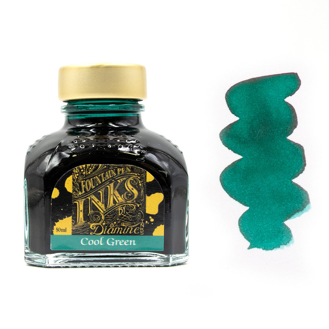 Premium Diamine Ink Bottle 80ml - Vibrant Fountain Pen Ink for Calligraphy, Journaling & Artistic Writing - Smooth Flow & Rich Colors