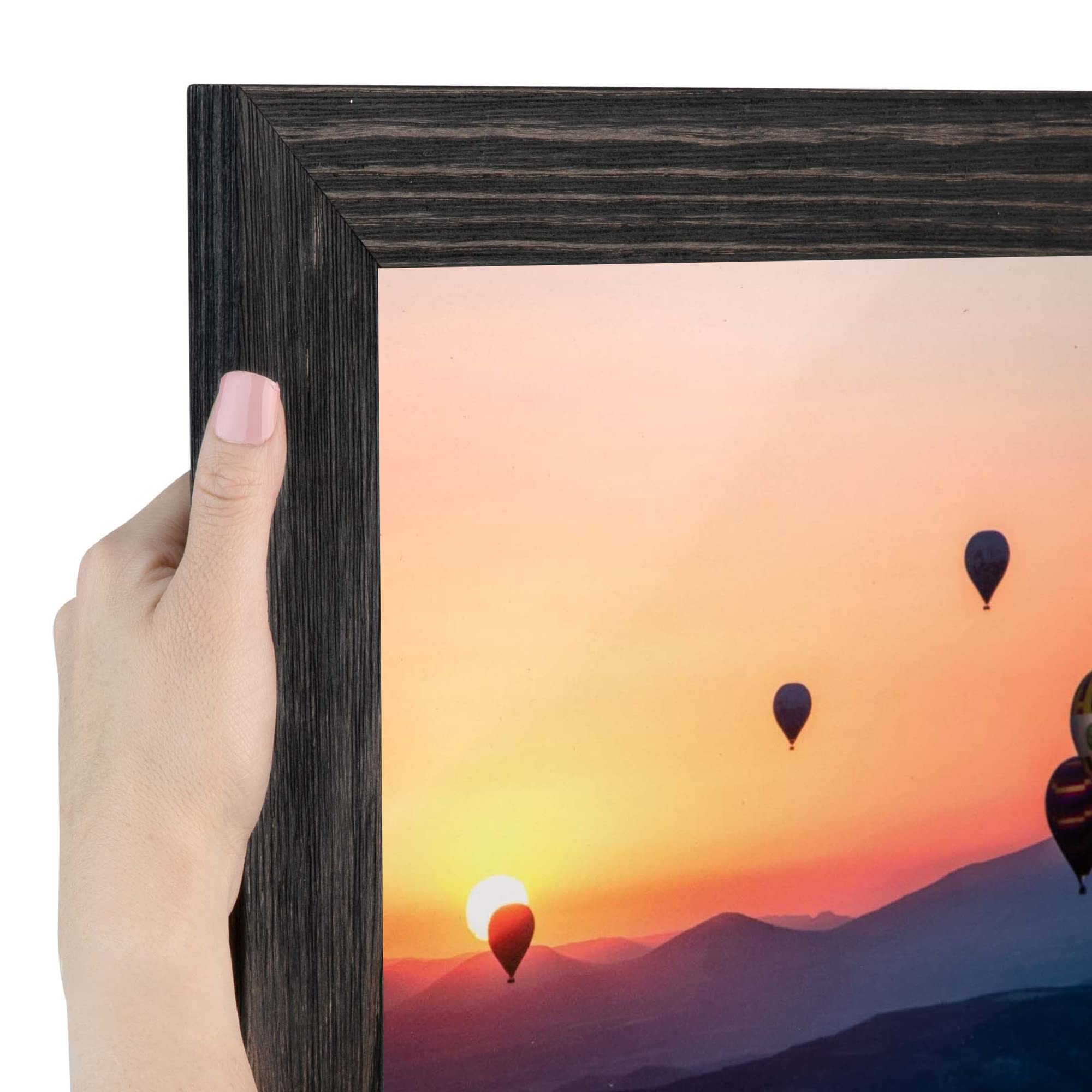 ArtToFrames 28x49 Inch Black Wood Picture Frame - 1.75 Inch Custom Poster Frame for Wall Art, Photos & Posters - Includes Economy Acrylic - Perfect for Living Room, Bedroom & Office Decor