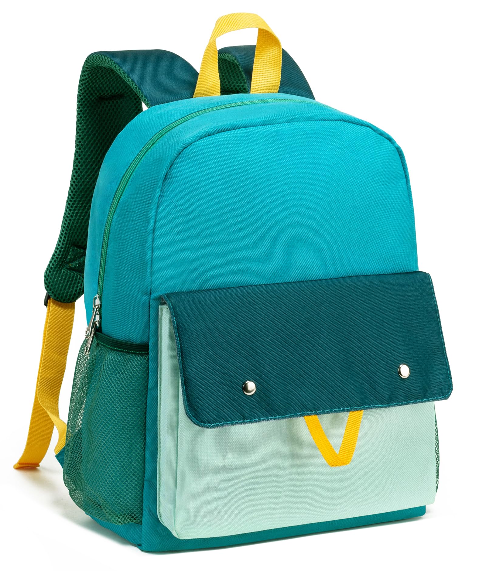 Vorspack Toddler Backpack for Girls & Boys Ages 3-8 | Cute Small Preschool & Kindergarten Backpack for School | Lightweight & Durable Kids Travel Bag | Perfect for Daycare, Outings & Daily Use - Green
