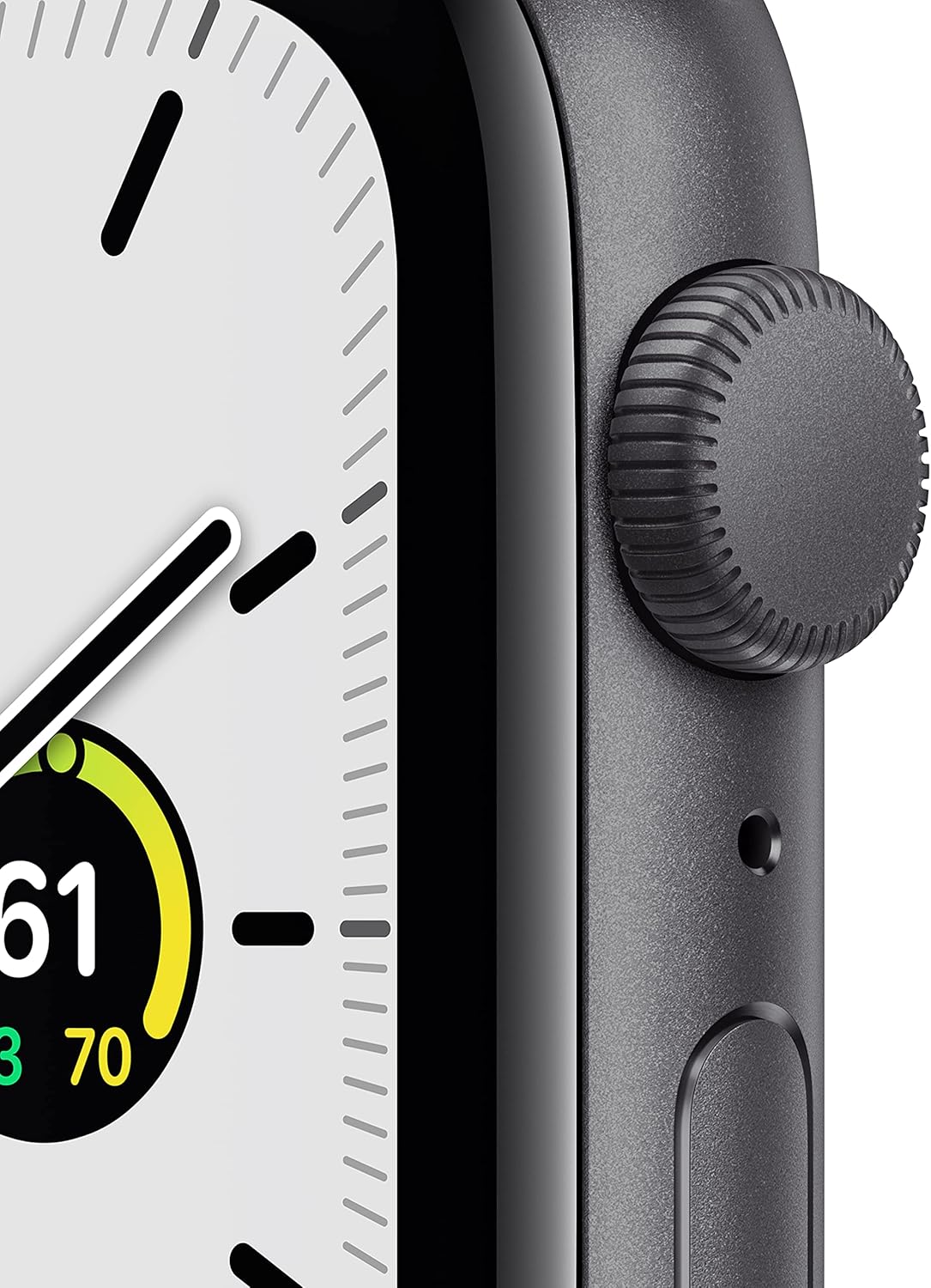 Apple Watch SE (1st Generation) GPS Smartwatch - Space Gray Aluminum Case with Midnight Sport Band | Fitness Tracker, Heart Rate Monitor, Retina Display, Water Resistant (Renewed) - Perfect for Running, Swimming & Daily Activity Tracking