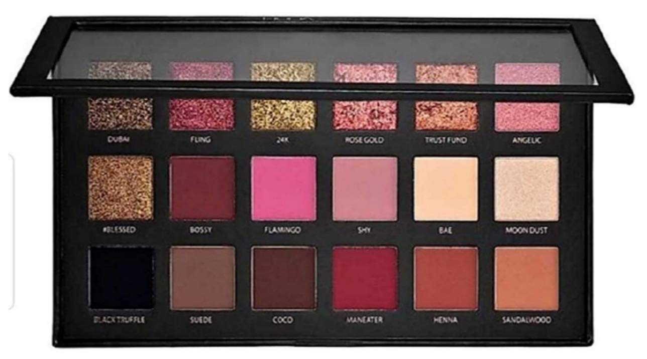 UTRUST Rose Gold Remastered Eyeshadow Palette - 18 Highly Pigmented Shades for Day & Night Makeup Looks | Vegan & Cruelty-Free Eye Shadow Kit for Professional & Everyday Use