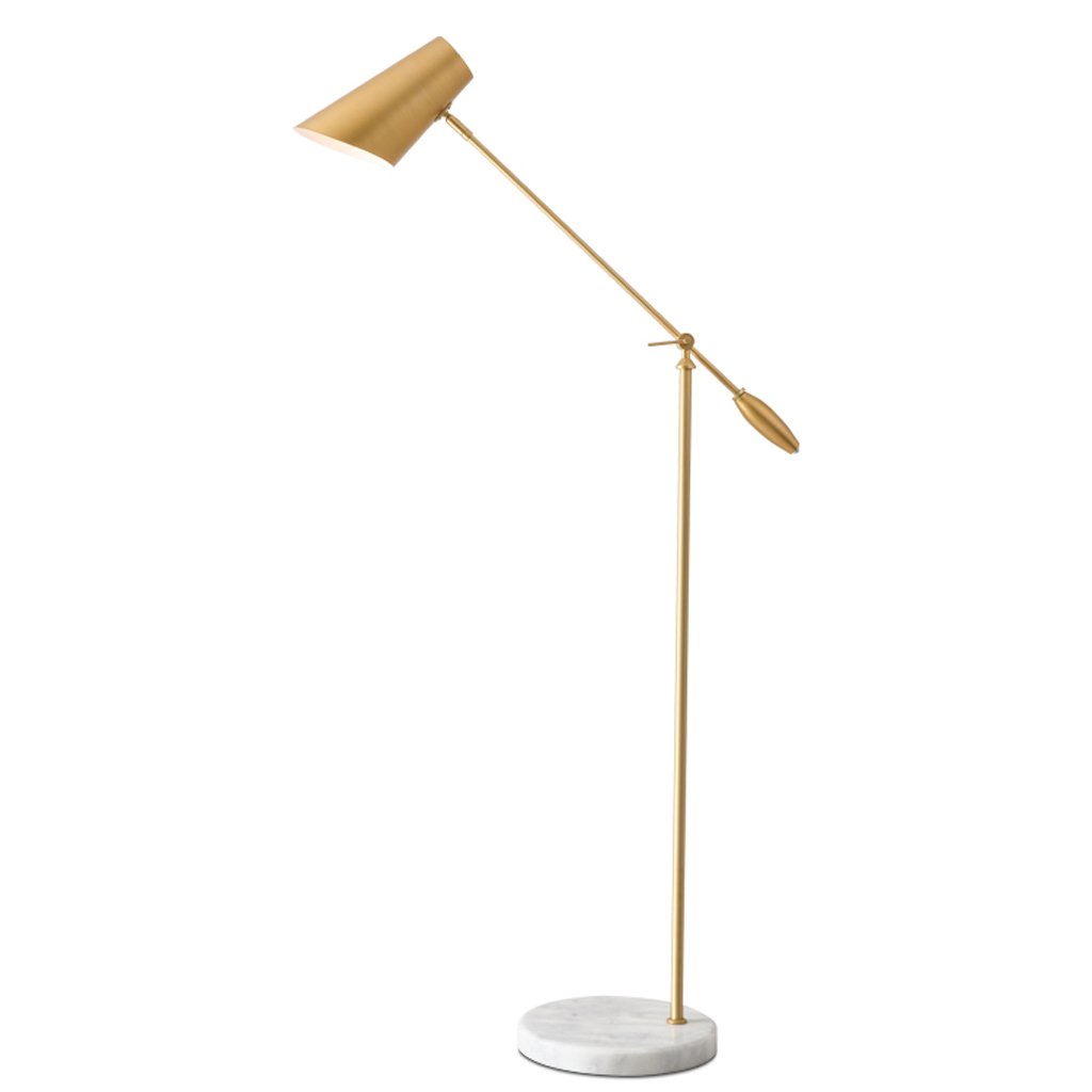 Postmodern Iron Floor Lamp with Adjustable Shade & Marble Base - Hotel Art Style for Bedroom, Living Room, Office - E27 Socket - Perfect for Reading Corner, Lounge Lighting, and Home Decor