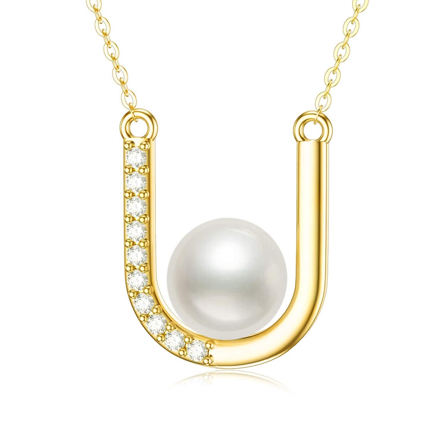 14K Real Gold Moissanite Necklace for Women - Yellow Gold Cross, Infinity, High Heel & Mermaid Pendant Jewelry | Elegant Christmas & Birthday Gift for Wife, Mom, Sister | 16-18 Inch Chain | Perfect for Weddings, Anniversaries & Special Occasions