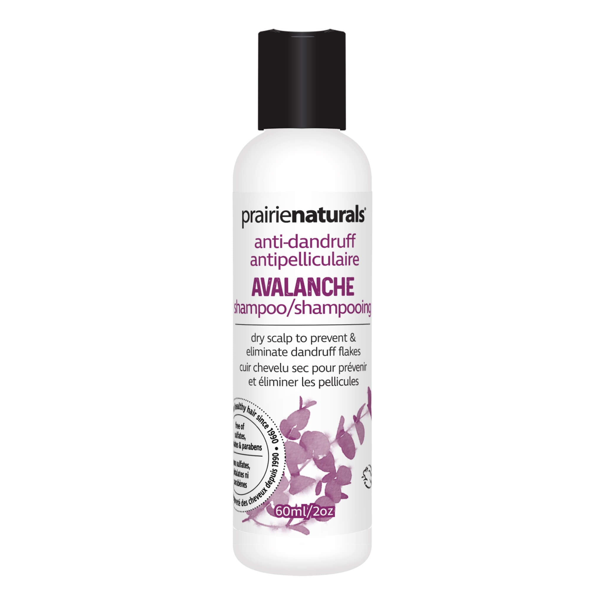 Avalanche Anti-Dandruff Shampoo for Men & Women - Travel Size (3.4oz) - Sulfate-Free Scalp Treatment for Dry, Itchy Scalp - Perfect for Gym, Travel & Daily Use