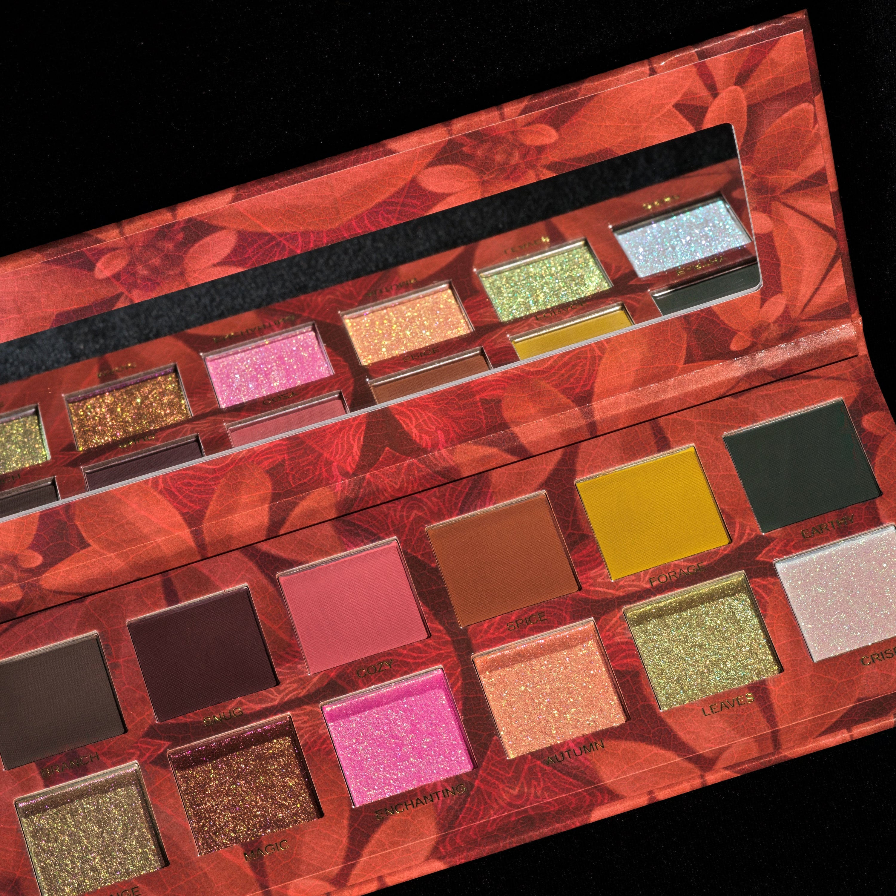 Fall Magic Eyeshadow Palette - 12 Highly Pigmented Matte & Shimmer Shades for Autumn Makeup Looks | Perfect for Halloween, Thanksgiving & Holiday Parties