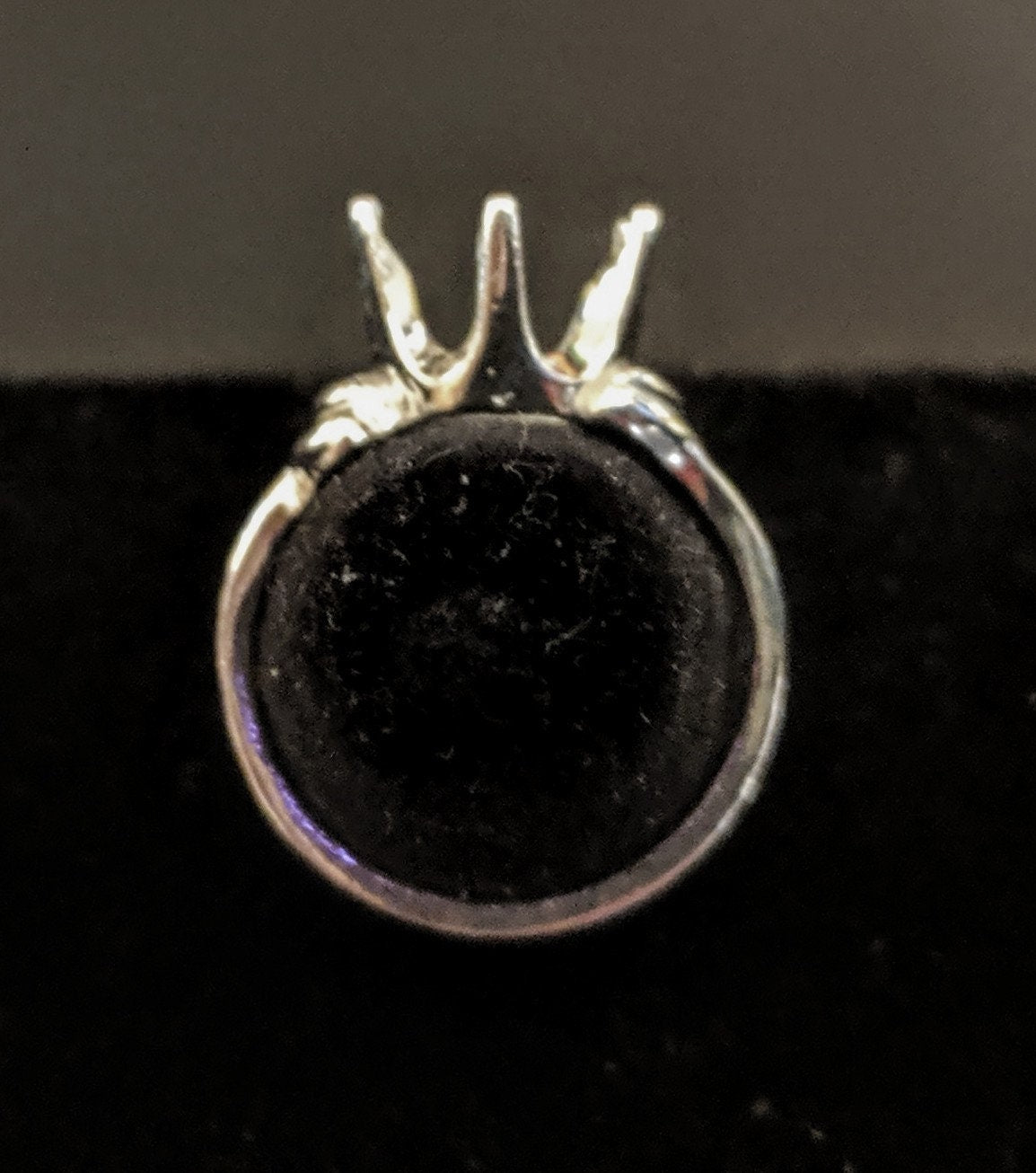 10mm Round Semi Offset Pre-Notched Sterling Silver or 14kt Gold Fashion Ring - Size 7 (Setting 163 445/143 445) - Perfect for Everyday Wear, Gift Giving & Jewelry Making